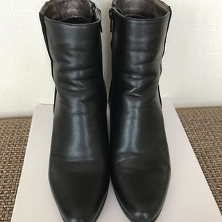 ねこねこ様専用  tehen  ショートブーツ  黒  23.5cm(ブーツ)