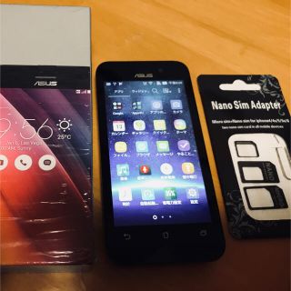 エイスース(ASUS)の【美品】ASUS zenfone go ZB452KG(スマートフォン本体)