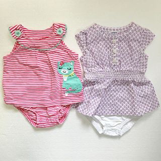 カーターズ(carter's)のCarter's  6months 70cm 夏服 2セット(カバーオール)