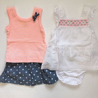 カーターズ(carter's)のCarter's 3months 60cm 夏用 2セット(カバーオール)