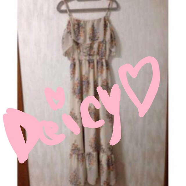 deicy(デイシー)のdeicyの花柄マキシドレス♡♡ レディースのワンピース(ロングワンピース/マキシワンピース)の商品写真