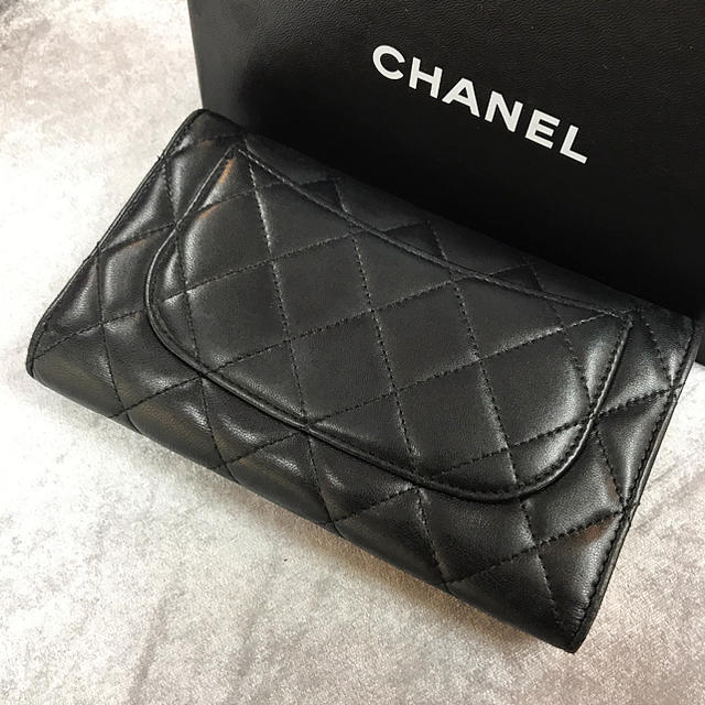 CHANEL(シャネル)のAndromeda様専用 CHANEL 長財布 マトラッセ レディースのファッション小物(財布)の商品写真