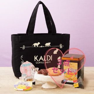 カルディ(KALDI)の3点セット✨カルディ✨猫バッグ(トートバッグ)