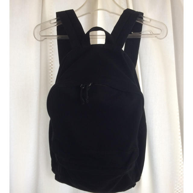 MUJI (無印良品)(ムジルシリョウヒン)の無印良品 リュック 黒 レディースのバッグ(リュック/バックパック)の商品写真