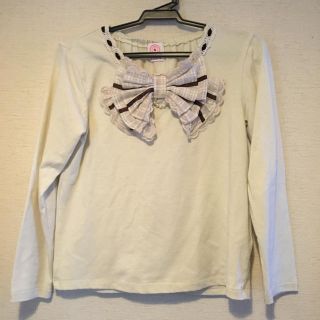 アクシーズファム(axes femme)のaxes femme KIDS カットソー 白 130(Tシャツ/カットソー)