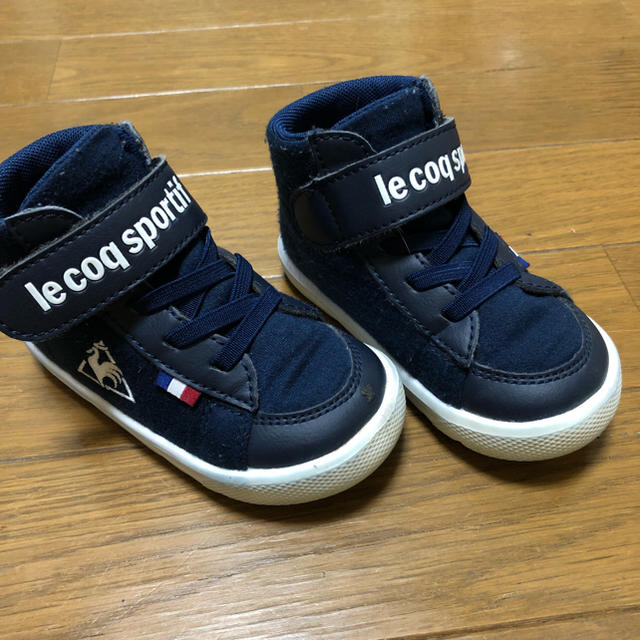 le coq sportif(ルコックスポルティフ)の4月に処分します‼️ルコック ベビーシューズ キッズ/ベビー/マタニティのベビー靴/シューズ(~14cm)(スニーカー)の商品写真