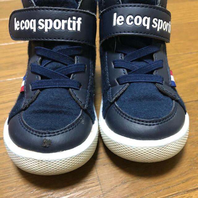 le coq sportif(ルコックスポルティフ)の4月に処分します‼️ルコック ベビーシューズ キッズ/ベビー/マタニティのベビー靴/シューズ(~14cm)(スニーカー)の商品写真