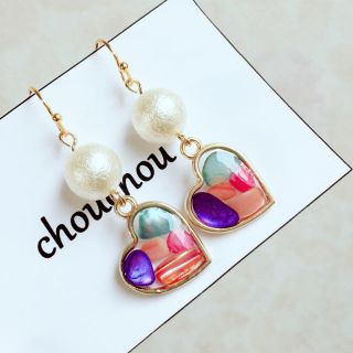 ■ colorful heart  ピアス/イヤリング ■(ピアス)