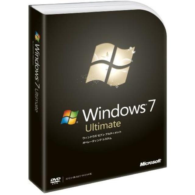 [正規品] windows7 Ultimate 32/64bit PC周辺機器