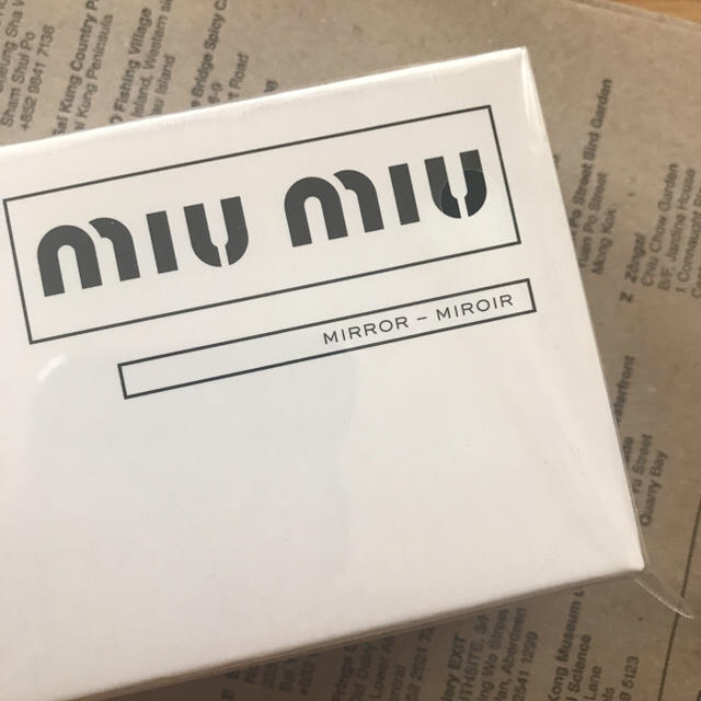 miumiu(ミュウミュウ)のmiumiu ノベルティ ミラー レディースのファッション小物(ミラー)の商品写真