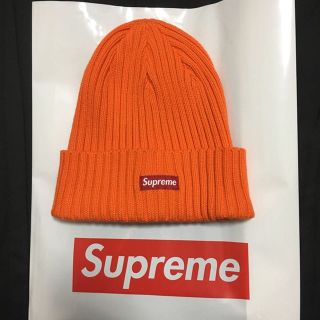 シュプリーム(Supreme)のオレンジ Overdyed Ribbed Beanie ビーニー ニット帽(その他)