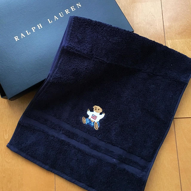 Ralph Lauren(ラルフローレン)のラルフローレン ベア タオル インテリア/住まい/日用品の日用品/生活雑貨/旅行(タオル/バス用品)の商品写真