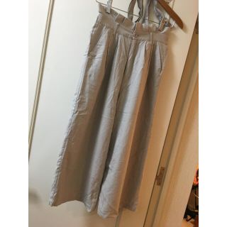 ダブルクローゼット(w closet)のワイドパンツ ライトグレー(カジュアルパンツ)