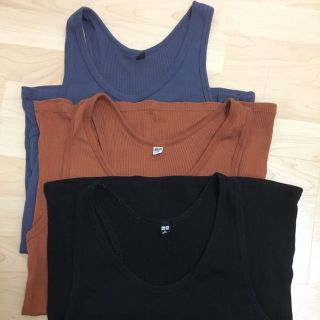 ユニクロ(UNIQLO)の【最終お値段！】タンクトップ3点（UNIQLO）(タンクトップ)