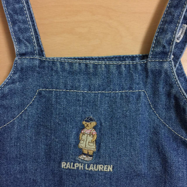 Ralph Lauren(ラルフローレン)のRALPH LAUREN ラルフローレン ジャンバースカート 80 キッズ/ベビー/マタニティのベビー服(~85cm)(ワンピース)の商品写真