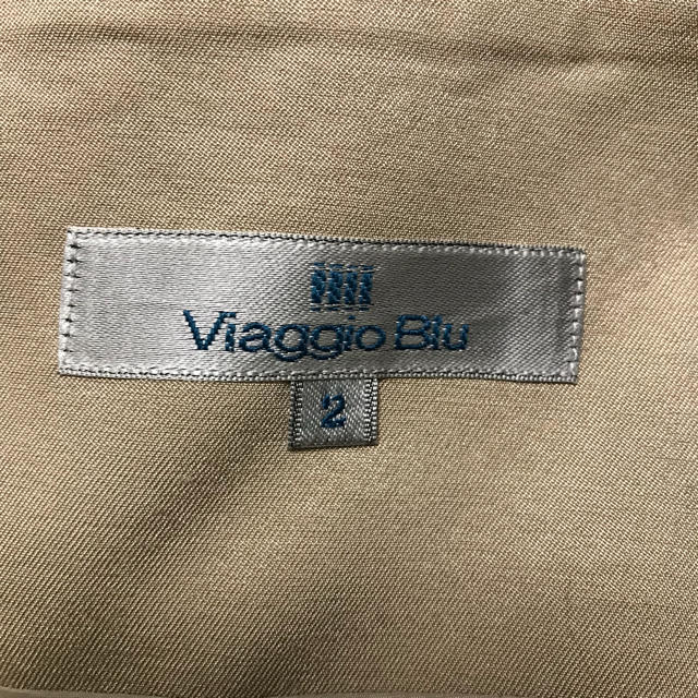 VIAGGIO BLU(ビアッジョブルー)のViaggio Blu ウエストマーク スカート ベージュ サイズ2 レディースのスカート(ひざ丈スカート)の商品写真