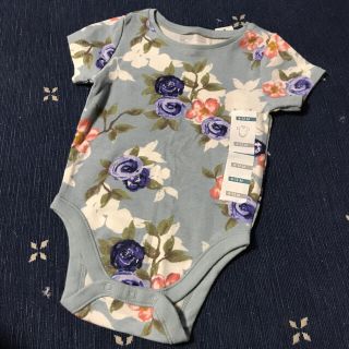 オールドネイビー(Old Navy)のsummer☆販売中止中様専用新品タグ付OLDNAVY半袖花柄ロンパース70cm(ロンパース)