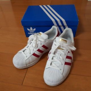 アディダス(adidas)のみー様専用　adidas スーパースター ピンク　24.5㎝(スニーカー)