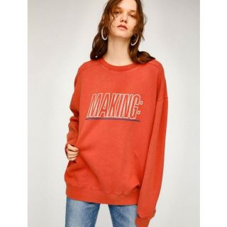 マウジー(moussy)の完売品 MAKING POJ moussy(トレーナー/スウェット)