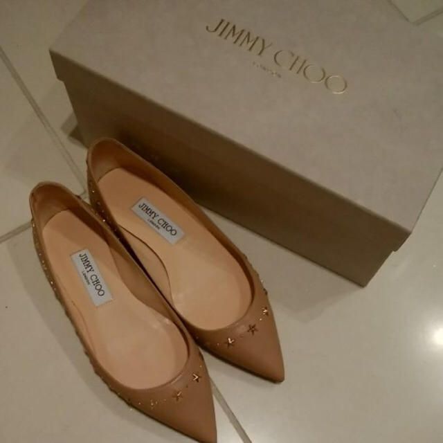 高品質 JIMMY Choo36.5 未使用に近いJimmy - CHOO バレエシューズ