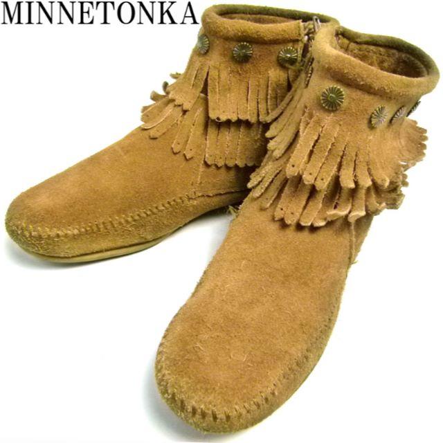 Minnetonka(ミネトンカ)のミネトンカ Minnetonka フリンジ ショートブーツ (24cm相当) ( メンズの靴/シューズ(ブーツ)の商品写真