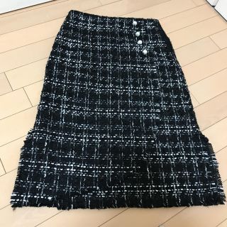 ザラ(ZARA)の値下げ！ZARA ツイードスカート 新品(ひざ丈スカート)