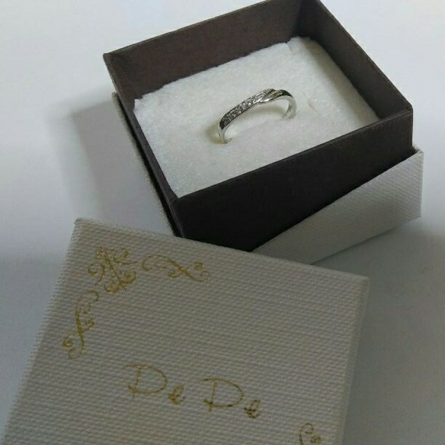 新品☆Pepe☆K10&ダイヤモンド☆ホワイトゴ－ルドのリング レディースのアクセサリー(リング(指輪))の商品写真