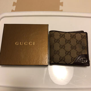 グッチ(Gucci)のGUCCI 短財布 箱あり(折り財布)