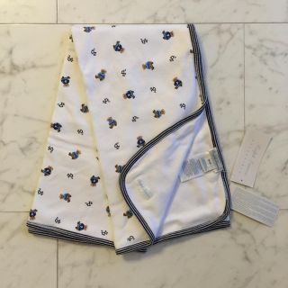 ラルフローレン(Ralph Lauren)の【新品☆アフガン】ラルフローレン ベア柄(おくるみ/ブランケット)