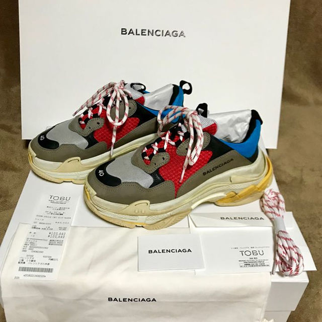 Balenciaga(バレンシアガ)の40 池袋西武店購入 BALENCIAGA triples バレンシアガ マルチ メンズの靴/シューズ(スニーカー)の商品写真