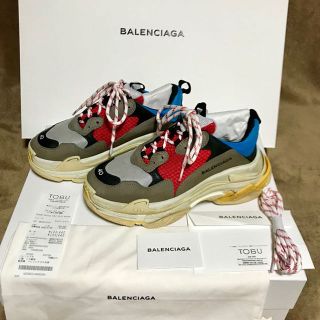 バレンシアガ(Balenciaga)の40 池袋西武店購入 BALENCIAGA triples バレンシアガ マルチ(スニーカー)