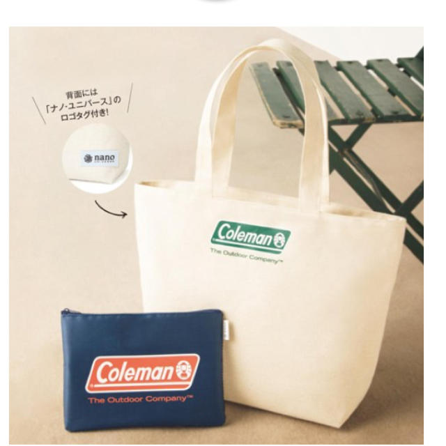 Coleman(コールマン)のコールマン×ナノユニバース トート&ポーチ レディースのバッグ(トートバッグ)の商品写真