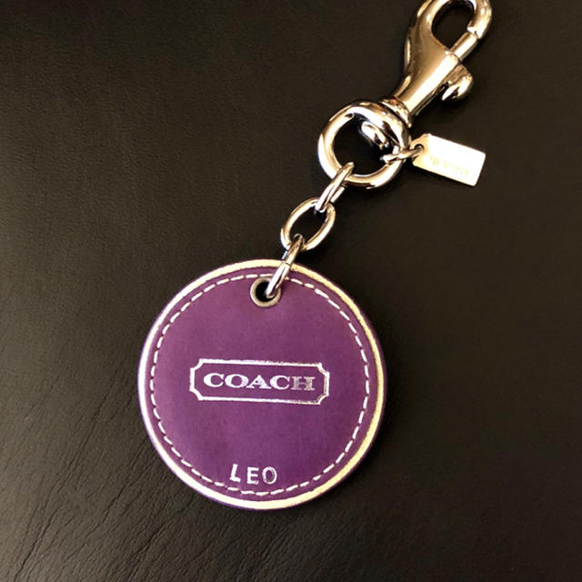 COACH(コーチ)のコーチ  coach キーリング キーホルダー レザー しし座 レディースのファッション小物(キーホルダー)の商品写真