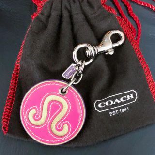 コーチ(COACH)のコーチ  coach キーリング キーホルダー レザー しし座(キーホルダー)