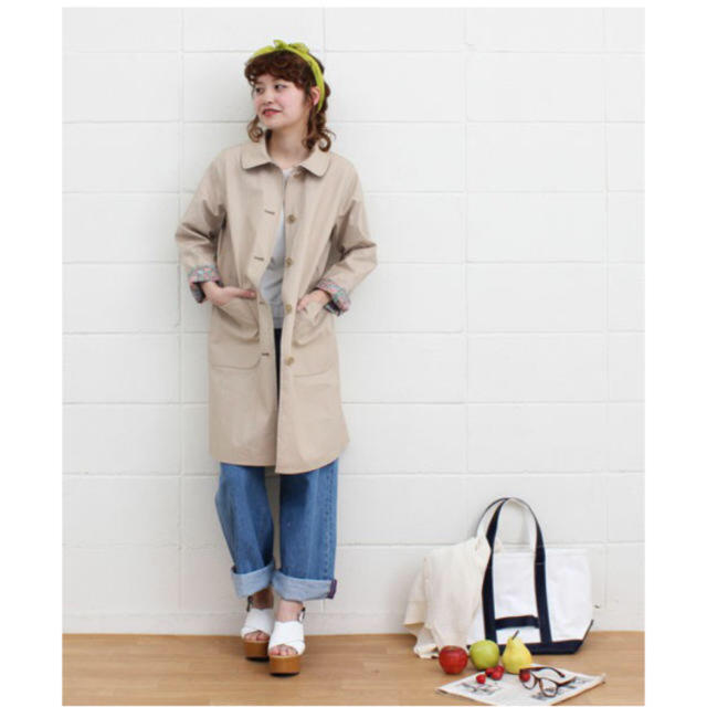 Dot&Stripes CHILDWOMAN(ドットアンドストライプスチャイルドウーマン)のdot and strips ○ ステンカラーコート レディースのジャケット/アウター(スプリングコート)の商品写真