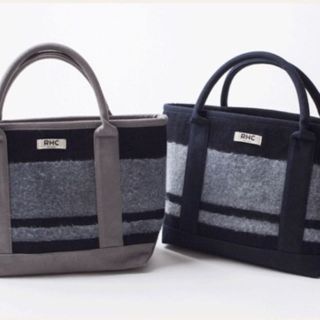 ロンハーマン(Ron Herman)のRHC大阪 1周年 Border Needle Punch Tote GRAY(トートバッグ)