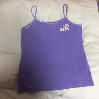 インナープレス(INNER PRESS)のGIRI INNERPRESS 紫 タンクトップ(Tシャツ/カットソー)