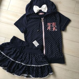 トゥララ(TRALALA)の値下げしました☆新品 トュララ 高学年 上下セット (リズリサ姉妹ブランド)(その他)