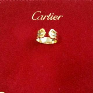 カルティエ(Cartier)の最終！！カルティエ　Cリング　48号(リング(指輪))