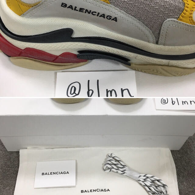 Balenciaga(バレンシアガ)の最安 39 BALENCIAGA Triple S cream yellow メンズの靴/シューズ(スニーカー)の商品写真