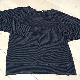 ネイビーナチュラル(navy natural)のボーダー◉カットソーM(カットソー(長袖/七分))