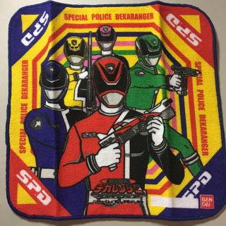 バンダイ(BANDAI)の特捜戦隊デカレンジャー  S.P.D ミニタオル ジャッジメントその1(タオル/バス用品)