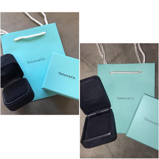 ティファニー(Tiffany & Co.)のTiffany & Co. リングケース2個+ネックレスケース1個(ショップ袋)