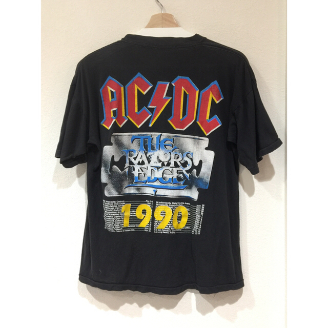 【みみみみせん様専用】バンドtシャツ AC/DC 古着 ビンテージ ユーズド メンズのトップス(Tシャツ/カットソー(半袖/袖なし))の商品写真