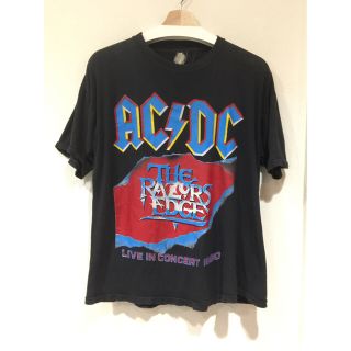 【みみみみせん様専用】バンドtシャツ AC/DC 古着 ビンテージ ユーズド(Tシャツ/カットソー(半袖/袖なし))