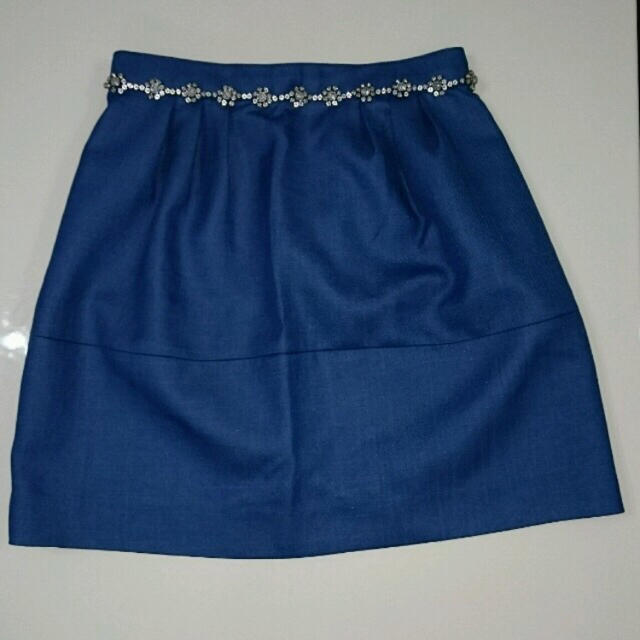 Rirandture(リランドチュール)のリランドチュールのコクーンパーツスカートブルー  レディースのスカート(ミニスカート)の商品写真