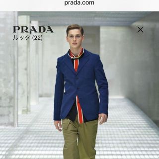 プラダ(PRADA)の38サイズ☆プラダ PRADA 11ss バイカラーシャツ ジャケット 18ss(シャツ)