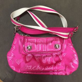 コーチ(COACH)の☆COACH☆ポピー 2wayハンドショルダーバッグ☆斜め掛けOK！(ショルダーバッグ)