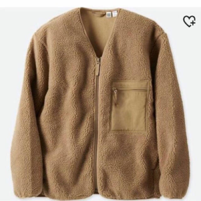 UNIQLO(ユニクロ)のUNIQLO U ボアフリースカーディガン メンズのトップス(カーディガン)の商品写真