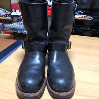 レッドウィング(REDWING)のRED WING BLACK BOOTS USA9(ブーツ)